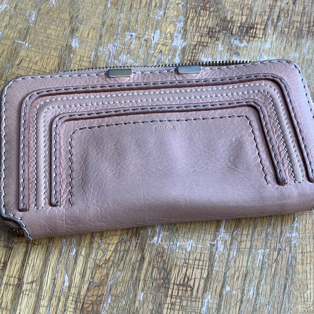 Chloe Tan Leather Wallet